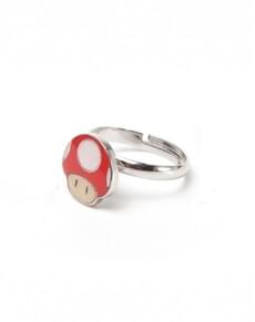 Bague champignon Mario Bros pour adulte