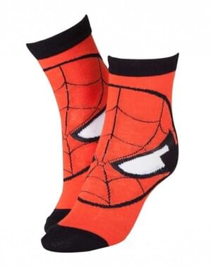 Meias de Homem-Aranha vermelhas para homem