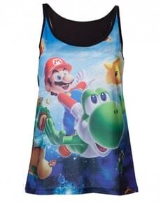 Women's Super Mario and Yoshi T-Shirt with Braces
