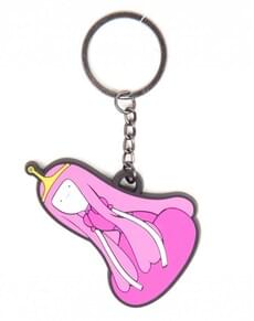 Bubblegum Princess from Adventure Time rubber keychain