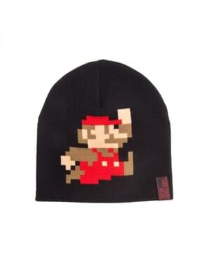 Süper Mario Bros Pixelated bere şapka