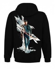 Black Box Art from Quantum Break hoodie with zip for adults