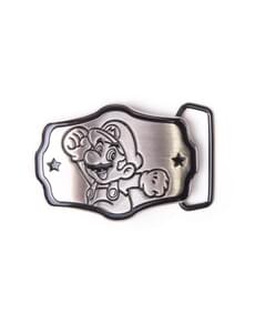Silver Super Mario Bros buckle