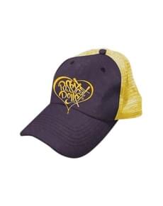 Huvudbonad lila och gul Pussycat Dolls för vuxen