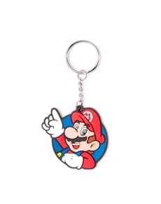 Porta-chaves de Mario Bros redondo