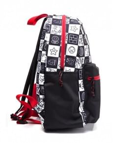 Mario Bros checked backpack