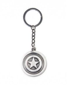 Captain America Marvel Comics shield keychain
