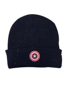Beanie with Captain America logo for adults