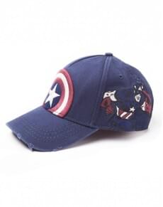 Adjustable Captain America Vintage Marvel cap for adults
