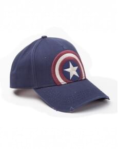 Justerbar Captain America Gammeldags Marvel Caps for Voksne