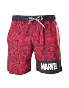 Men's Red Marvel Swimsuit