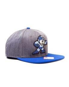 Gorra de Mega Man pixelada