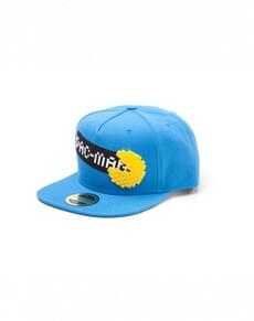 Blue Pac-Man cap for adults