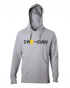Grey Pac-Man hoodie for adults