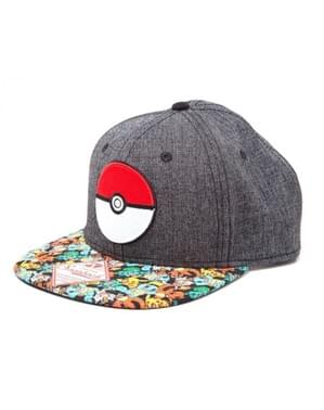 Grey Pokémon cap