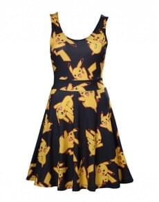 Robe Pikachu noire pour femme