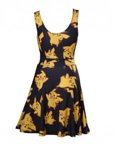Robe Pikachu noire pour femme