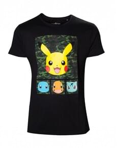 T-shirt Pokemon noir