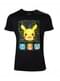 T-shirt de Pokemon preta