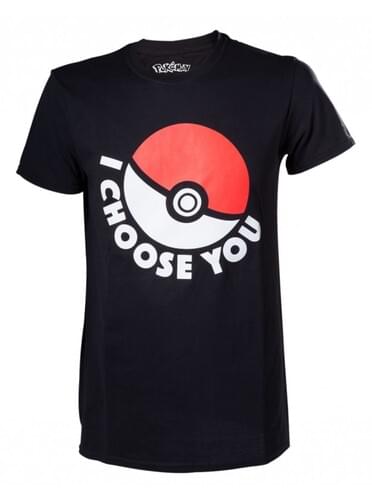 T-shirt de Pokeball preta