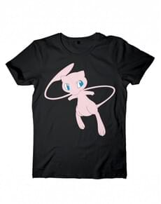 T-shirt Mew Pokemon noir