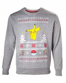 Sweat Pikachu noël pour adulte