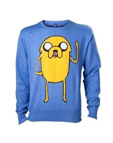 Blue Jake Adventure Time sweater for adults