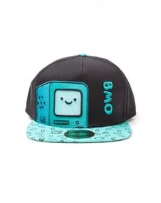 Black and blue BMO from Adventure Time cap for adults