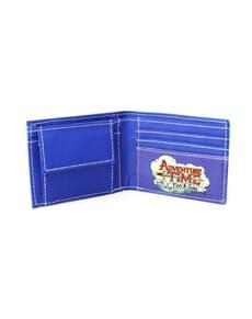 Blue and Purple Printed Finn and Jake Adventure Time Wallet