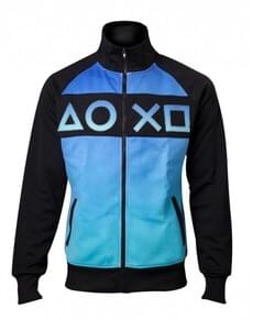 Men's Blue PlayStation Buttons Jacket