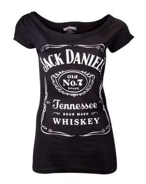 Kaos Black Jack Daniel No. 7 untuk wanita