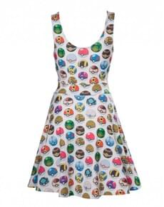 Dámské šaty s potiskem pokeballu Pokémon