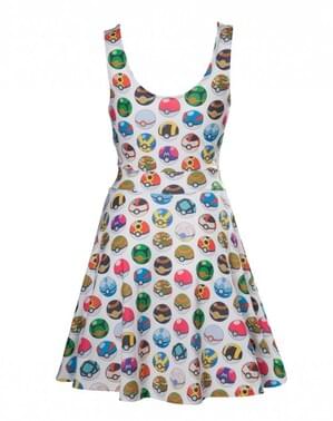 Vestido de Pokeball para mulher