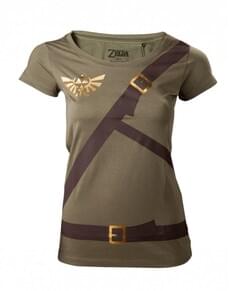 T-shirt de Link verde para mulher