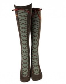 Dámské podkolenky ve stylu kozaček Zelda