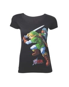 Black Link Ocarina of Time t-shirt for women