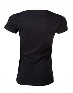 Camiseta de Zelda Breath of the Wild negra para mujer