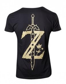 Black Zelda Breath Of The Wild t-shirt