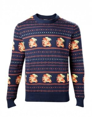 Erkekler için Blue Christmas Link jumper