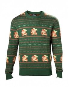 Pull Link noël vert pour homme