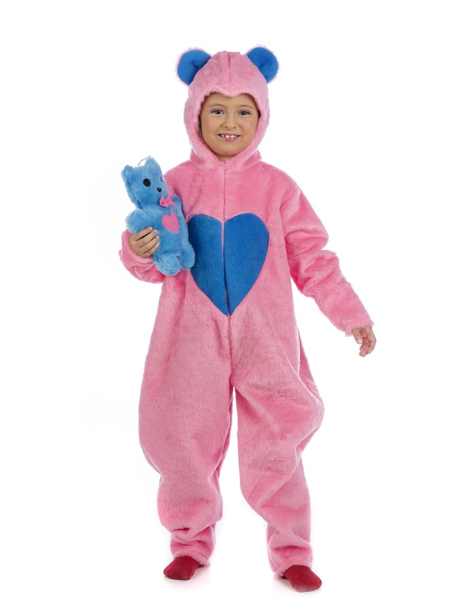Costum de urs drăgălaș roz pentru fată