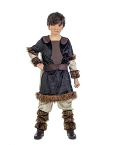 Kostüm mittelalterlicher Krieger Fenris für Jungen
