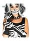 Long skeleton gloves for women