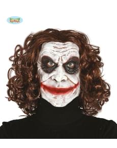 Maske psychopathischer Narr aus Latex für Erwachsene