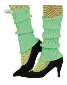 Aquecedores de lã verdes para adulto