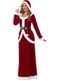 Kerstvrouw kostuum elegant voor vrouw