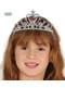 Coroa de princesa prateada para menina