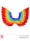 Ailes en plumes arc-en-ciel adulte