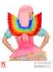 Adults Rainbow coloured Feather Wings