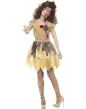 Costume da Belle zombie per donna